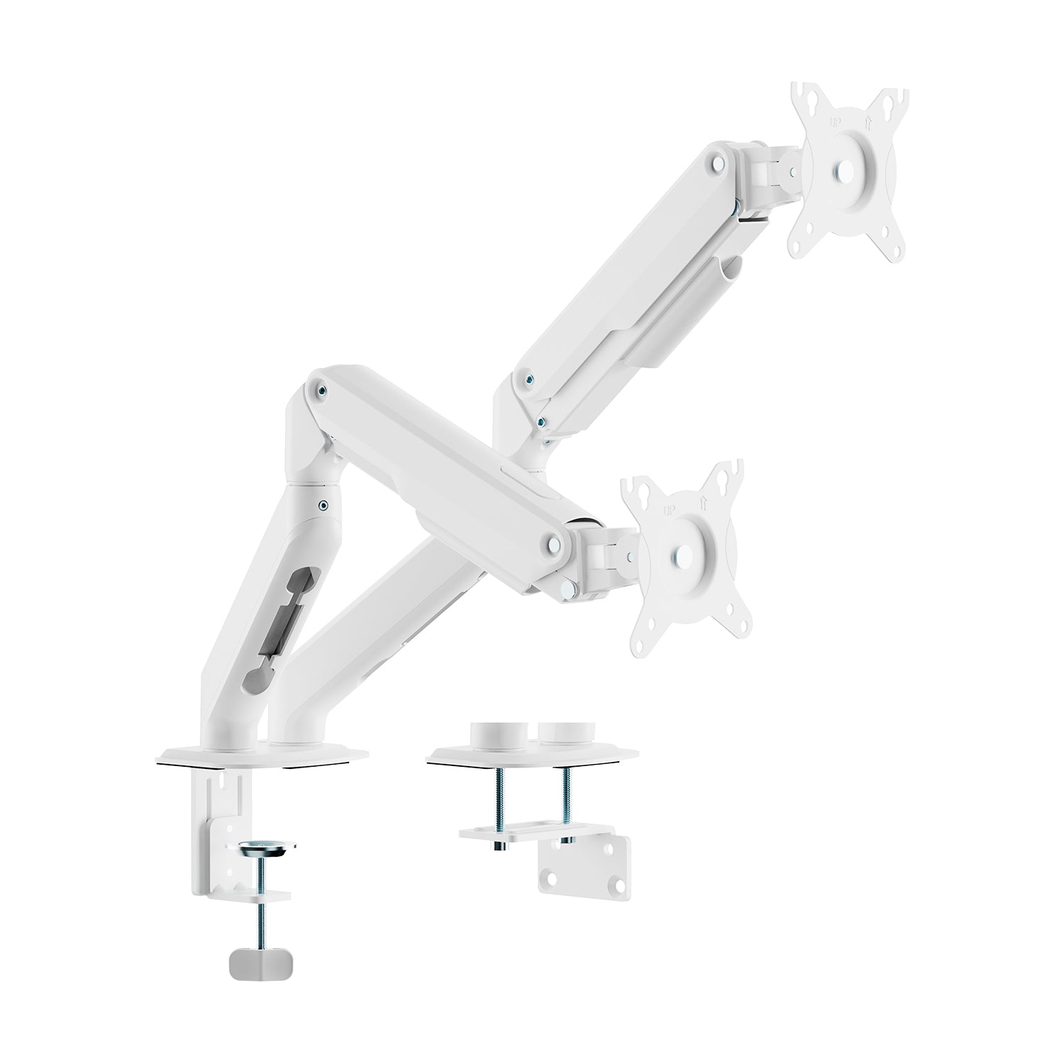 Suporte de mesa com contrapeso para 2 monitores Aisens DT32TSR-439/ giratório/ inclinável/ 9kg